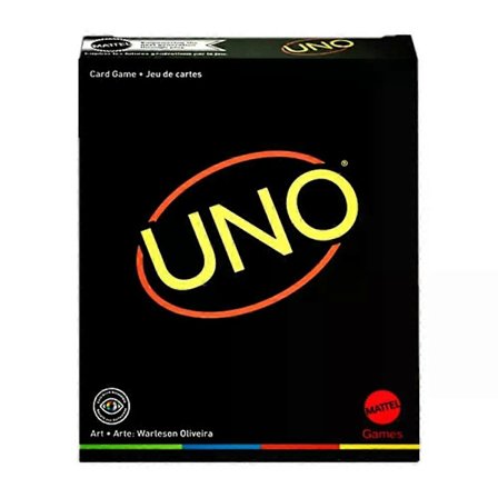 UNO Minimalista Kortspill For Voksne & Tenåringer Med Designer Grafikk Av Warleson Oliviera Morsomme Familie Brettspill Gaver
