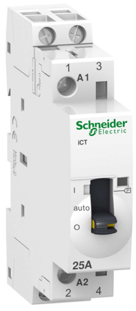 Schneider Electric A9C21732 Normkontaktor 25 A, 2P, 240 V, 2Sl, Elfördelning & strömförsörjning