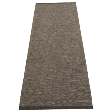 Pappelina Matta 225x70 cm, black/walnut | Inredning > Mattor | Bagaren och Kocken