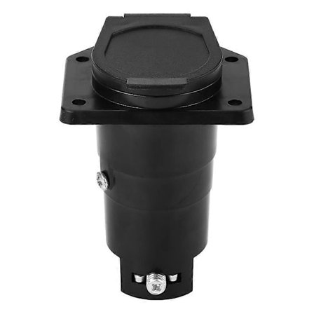 7-pins rund tilhengerplugg 7-veis bladkontakt adapter ledningskontakt for campingvogn slepekrok