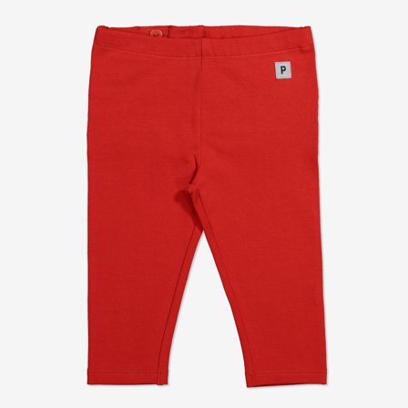 Tights med volang baby - 50 - barneklær - red - Polarn O. Pyret