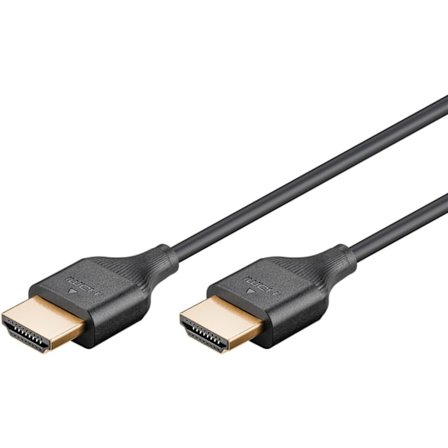Slim Höghastighets HDMI -kabel med Ethernet