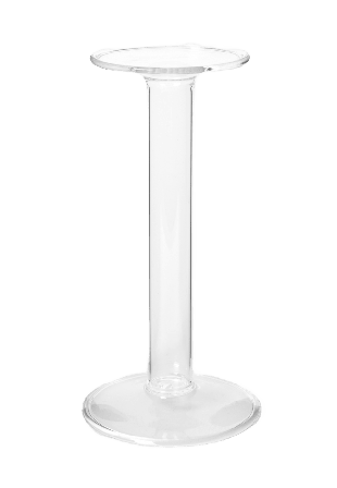 MANO ATELIER Ljusstake i glas 19,5 cm Ljuslyktor & ljushållare Transparant ONESIZE