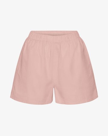 Women Organic Twill Shorts - Faded Pink - Female - L