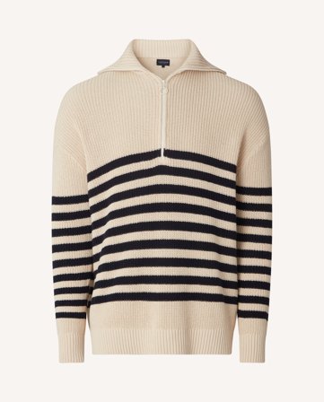 Lexington Tom pullover mit kurzem reißverschluss