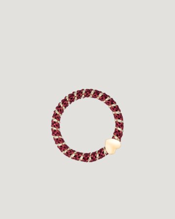 Dark Department Fat Hair Tie W/Gold Czerwony Akcesoria Dziewczyna - Kids Brand Store