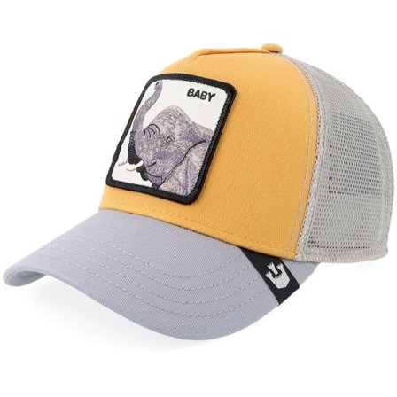 Goorin Bros. - Gul trucker Keps - Hatstore Exclusive x Big Baby Yellow/Grey Trucker @ Hatstore