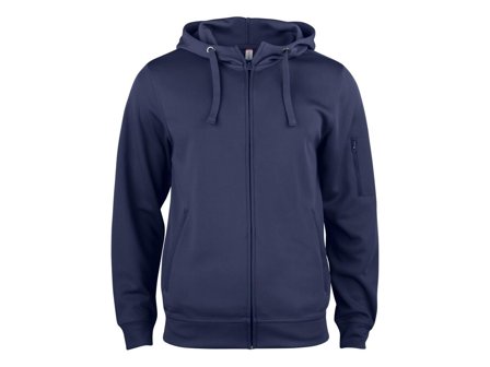 CLIQUE Hoodie zip funktion 021014 marin 4XL - Lyreco - Arbetskläder - Arbetströjor - Hoodies och luvtröjor