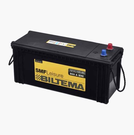 Fritidsbatteri SMF 12 V 120 Ah - Biltema