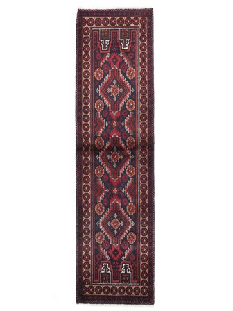 Handknuten Beluch 55X205 Orientalisk Ullmatta Liten