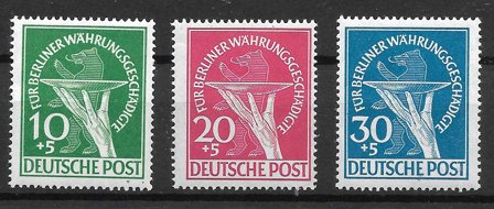 Berlin 1949 - AFA 68-70 - Ubrugt