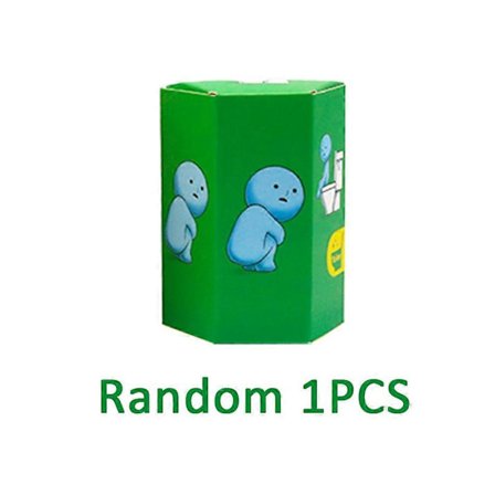 Smiski Blind Box Sunday Series - Yoga & Fitness Minifigur, Lysende Dekorasjonsdukke for Soverom & Toalett E-1p tilfeldig