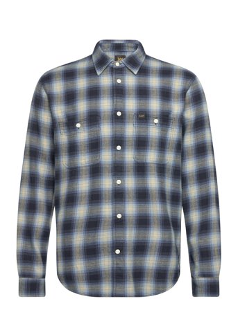 Worker Shirt 2.0 Skjorte Uformell Svart Lee Jeans*Betinget Tilbud