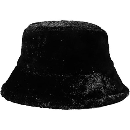 Varm Vinterhue i Faux Pels, Fiskehat til Damer med Vindtæt Rem, Blød Plysset Hat Komfortabel og Hyggelig Vintertilbehør