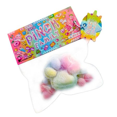 Taba Kattepote Squishy Leker, Kawaii Stressreduserende Klemleke for Dyreelskere Fargerik