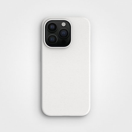 Biodegradable Phone Case for iPhone 15, White iPhone 15 Case, iPhone 15 Pro