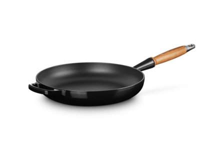 Le Creuset Støpejernspanne Signature Sort Ø28