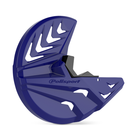 Protezione Disco Freno e Piedini Forcella Polisport Blu-Nero - Yamaha YZ 250F 2008-2022