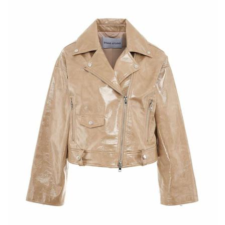 Stand Studio Jacket 21 , Beige , Dames , Maat: S