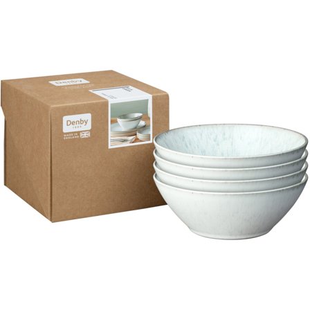 Denby Kiln Green, set med 4 frukostskålar | Dukning & Servering > Tallrikar > Djup tallrik | Bagaren och Kocken