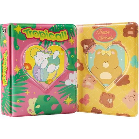 Fotokonvolut-paket med 2 st, 40 klara fickor var, rymmer 80 bilder, Kpop-fotokonvolutbok för 2x3 Kpop-fotokort, Fujifilm Instax Mini 7