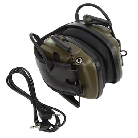 Ammattimainen metsästyskuulosuojain melunvaimennus ulkoilu ammunta kuulosuojaimet musta vihreä