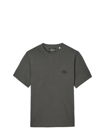 Cotton Jersey Frode Logo Tee Fav Tops T-Kortærmet Skjorte Grey Mads Nørgaard