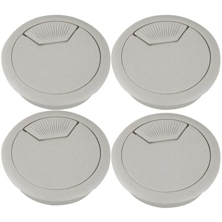 4 st 53 mm borrhål plast skrivbord dator skrivbord kabelgenomföring