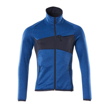 MASCOT Fleecetröja med blixtlås Accelerate azur/mbl M - Lyreco - Arbetskläder - Arbetsjackor - Fleecejackor