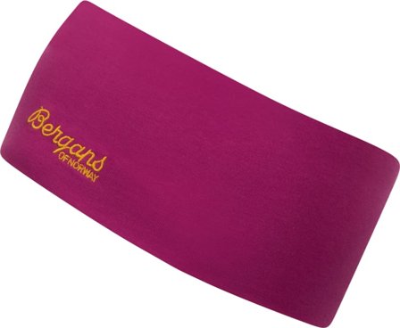 Bergans Youth Cotton Headband Children beanies Purple OneSize