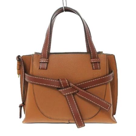 Loewe Pre-owned, Pre-owned Leather handbags Bruin, Dames, Maat:ONE Size