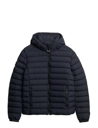 Hooded Fuji Padded Jacket Navy Superdry