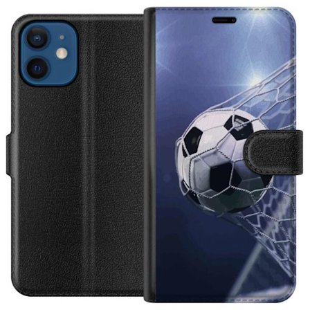 Kompatibelt Plånboksfodral till Apple Apple iPhone 12 mini Fotboll Fart Nät Boll Sport Match