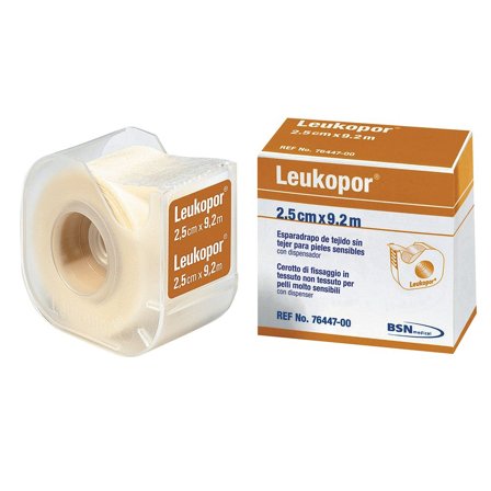 Leukopor Cerotto Rocchetto Ipoallergenico Tnt 2,5x920cm Con