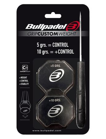 Bullpadel Gripweight 5/10G Svart