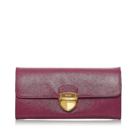 Prada Vintage Pre-ownedLeatherwallets Lilla, Dame Vintage Accessories, Størrelse: ONE Size
