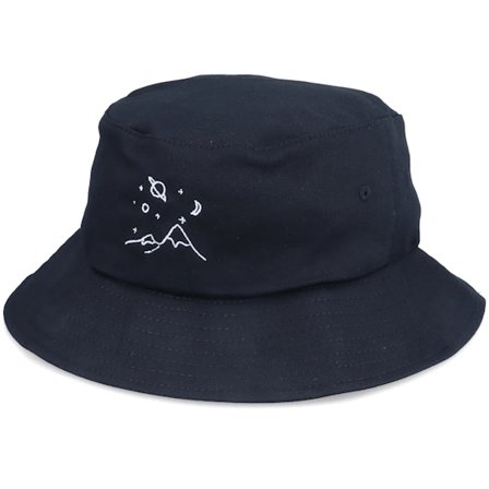 Abducted - Black bucket Kapelusz - Mountain Space Gazing Black Bucket @ Hatstore