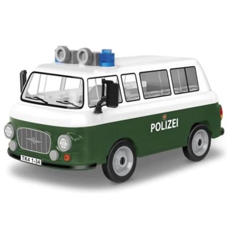 Modell - Cobi - Barkas B1000 Polisbil - 157 delar - Grön - Att montera själv