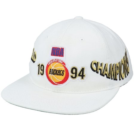 Mitchell & Ness - Houston Rockets Champs Deadstock White Snapback Snapback White Cap - NBA @ Hatstore