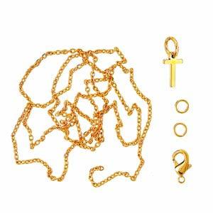 Me & My Box Gold T Pendant Set One Size - Stationery - One size - Gold - Junge - Jewelries & Jewel-case