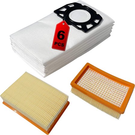 Støvsugerposefilter for Kärcher WD4 WD5 WD6 p WD5 p WD6 p Premium MV4 MV5 MV6