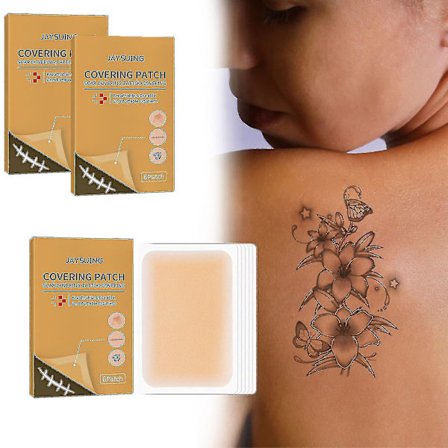 18 stk. Åndbare Tatoverings- og Fejl-Dækkende Tape, Ar- og Fejl-Dækkende Tape-Klistermærker, Tatoverings-Hudskjolde