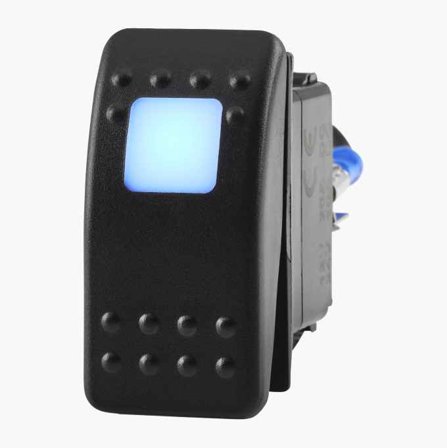 Strömbrytare on/off med lysdiod 12/24 V