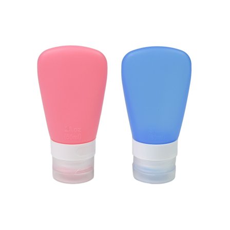 Reseflaskor silikon 2-pack