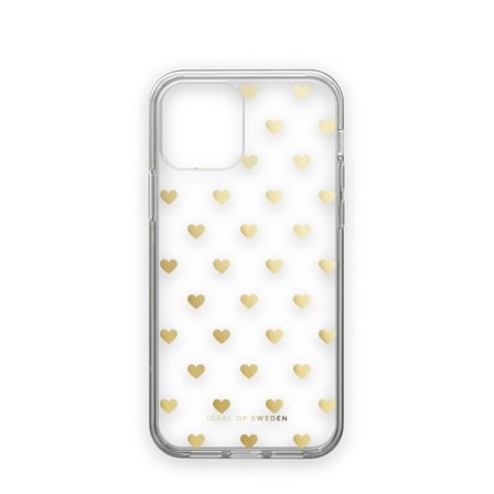 Clear Case iPhone 12 / 12 Pro Golden Hearts