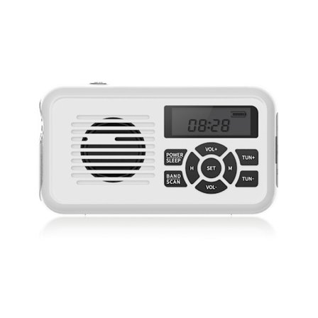 Survival Emergency Radio | AM/FM/WB Portable Weather Solar Hand Crank Radio