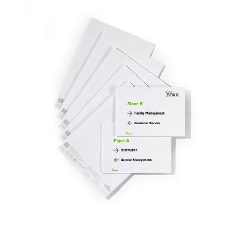 DURABLE Etiketter pallställ A5 210x148,5mm 20/fp - Lyreco - Emballage och lagerutrustning - Etiketter och godsmärkning - Specialetiketter