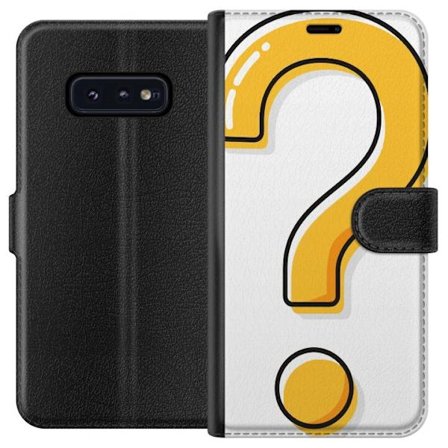 Yhteensopiva Lompakkokotelo Samsung Galaxy S10e Kysymysmerkki