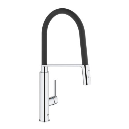 Grohe Feel 31489000 Kjøkkenkran krom, uttrekkbar tut, Baderom