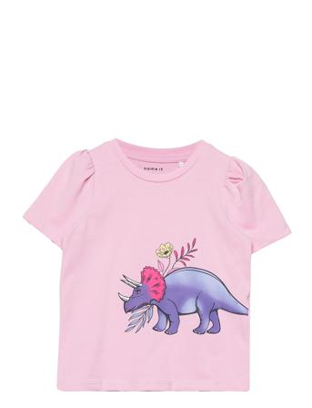 Nmfhennas Ss Top T-shirts Short-sleeved Vaaleanpunainen Name It